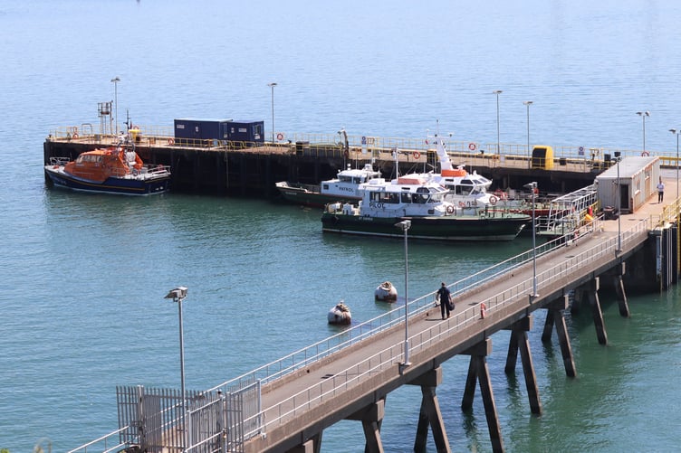 Angle Lifeboat at Milford Haven Port Authority Jetty