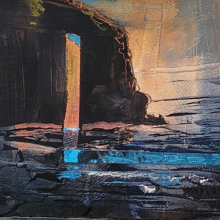 Church Door Sunrise by Jane Boswell