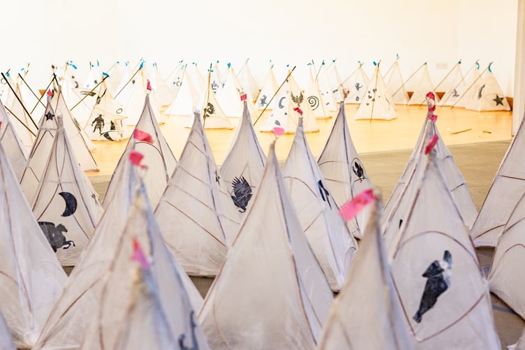 Lanterns will light up Fishguard and Goodwick at the launch of the Art Afoot art trails.