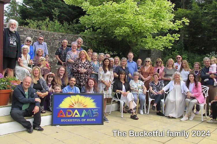 The Adam’s Bucketful of Hope family 2024