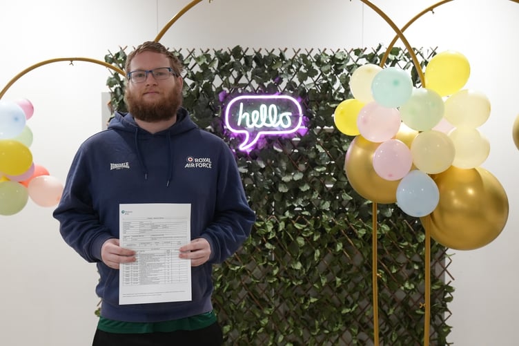 Pembrokeshire College student Ole Davidson is heading to Durham University following his achievements