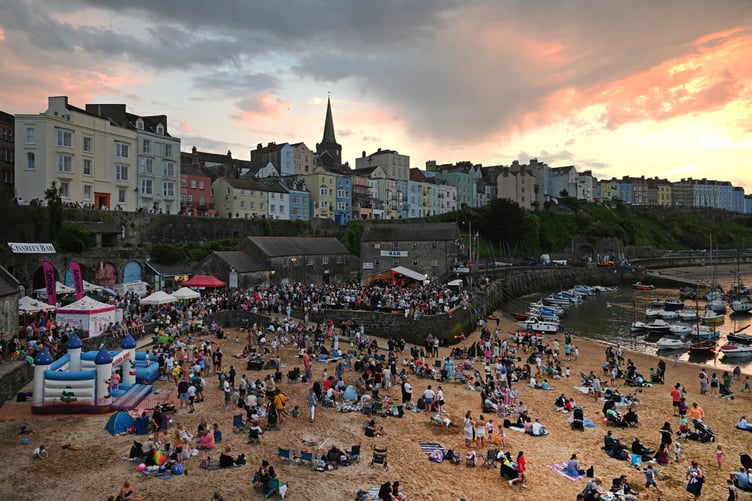 Tenby’s first Summer Spectacular of the season on Sunday, August 11 helped to raise thousands of pounds for charitable and worthy causes, and featured entertainment, live bands, food and drink. Tenby Round Table will be hosting the next Summer Spectacular on the Bank Holiday weekend of Sunday, August 25. Photo: Gareth Davies Photography