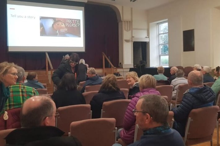 Public Meeting at Newport Memorial Hall