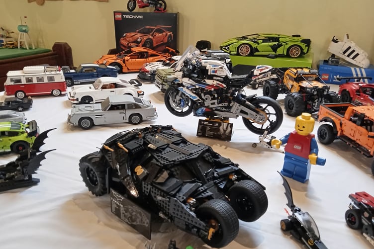 Lego at St Johns Church, Tenby