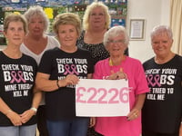 Angle ‘Tit Club’ event raises over £2,000 for Breast Cancer Now
