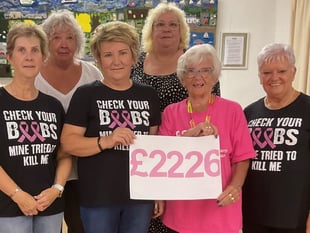 Angle ‘Tit Club’ event raises over £2,000 for Breast Cancer Now