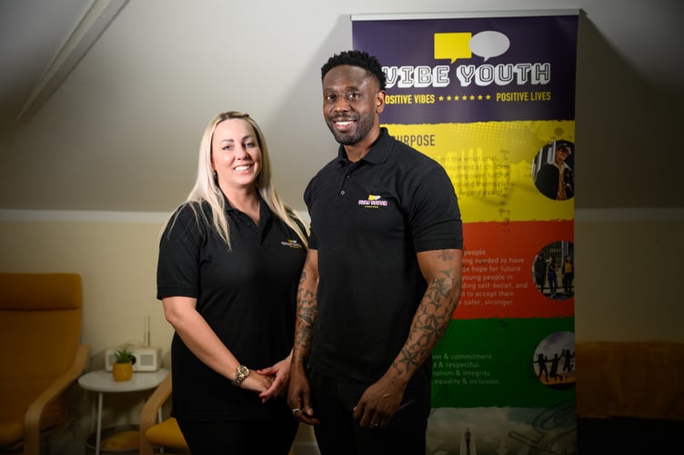 Vibe Youth CIC founders Jake Henry and Karen Henry - the organisation has benefited from Shared Prosperity Fund money.