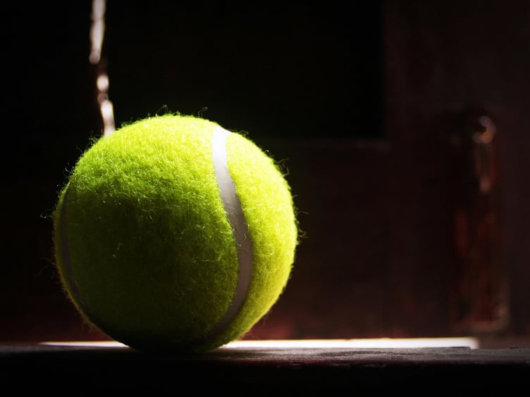 Light on tennis ball
