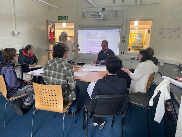 Members of the Pembrokeshire Housing & Homeless Youth Forum meet regularly.