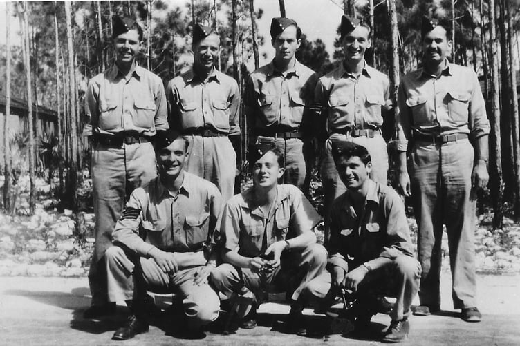 All but one of these airmen were on the Liberator which crashed 80 years ago.