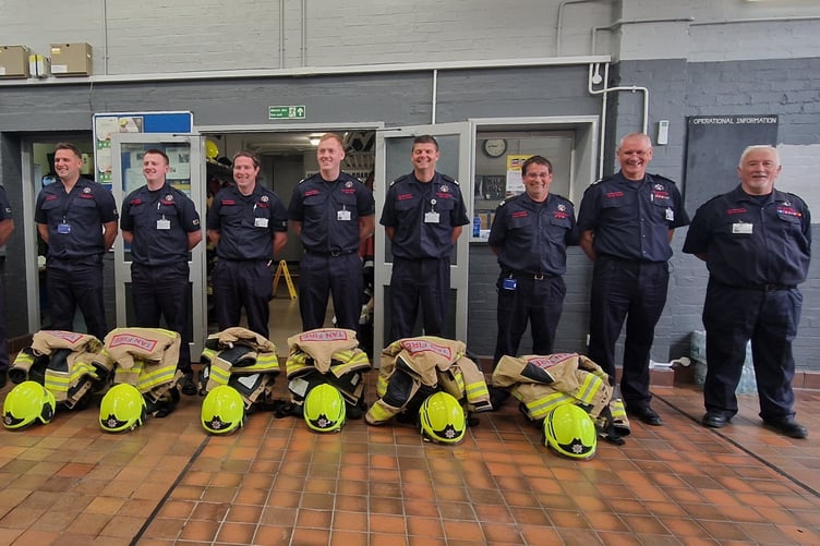 Following a remarkable 45 years of service, Watch Manager Euros Edwards attended his final drill night at Crymych Fire Station on Tuesday, August 27
