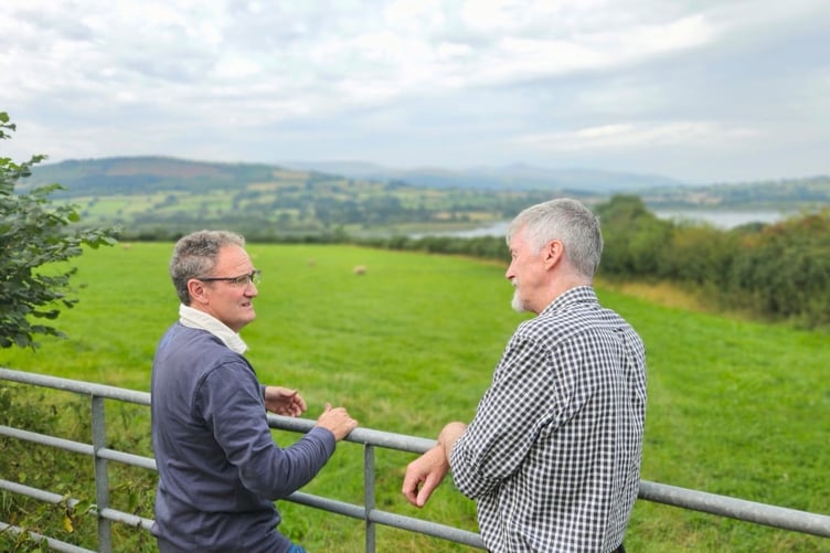 The Cabinet Secretary for Climate Change and Rural Affairs, Huw Irranca-Davies, met with a farmer whose livestock was recently attacked by dogs.