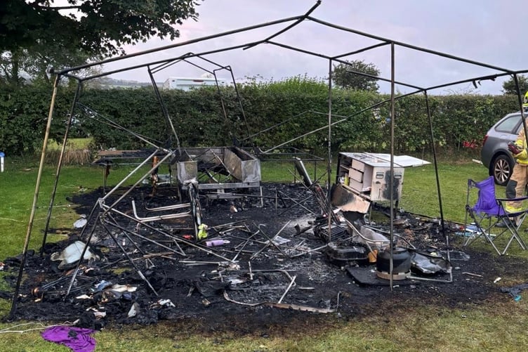 In recent weeks MAWWFRS has attended a number of incidents involving tent or caravan fires.