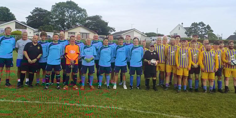 Kilgetty All Stars match, past and present players