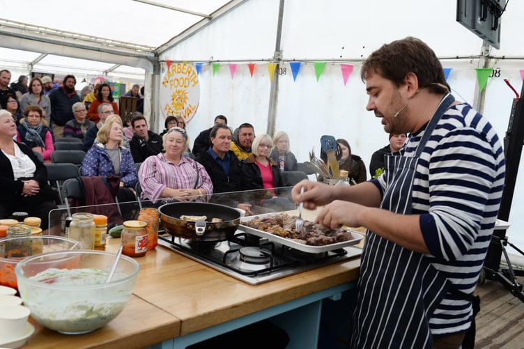 Chef Ludo at previous Narberth Food Festival