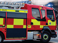 Firefighters tackle lorry fire at Pembroke