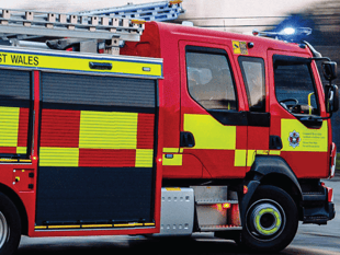 Firefighters tackle lorry fire at Pembroke
