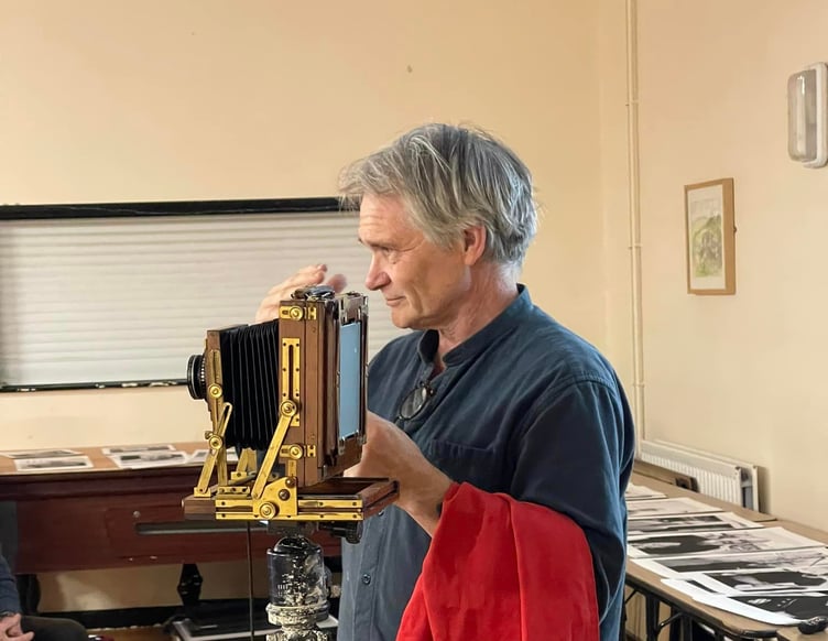 Alun Crockford with camera