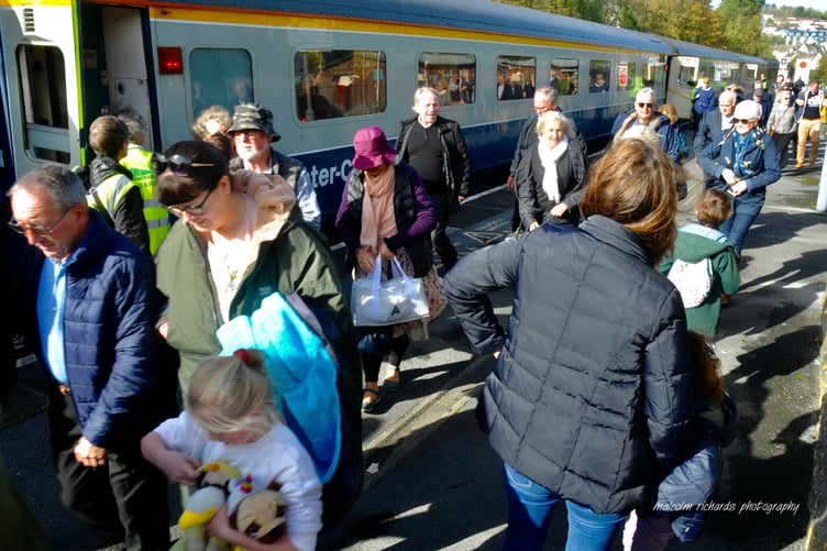 The Pembroke Coast Express at Tenby
