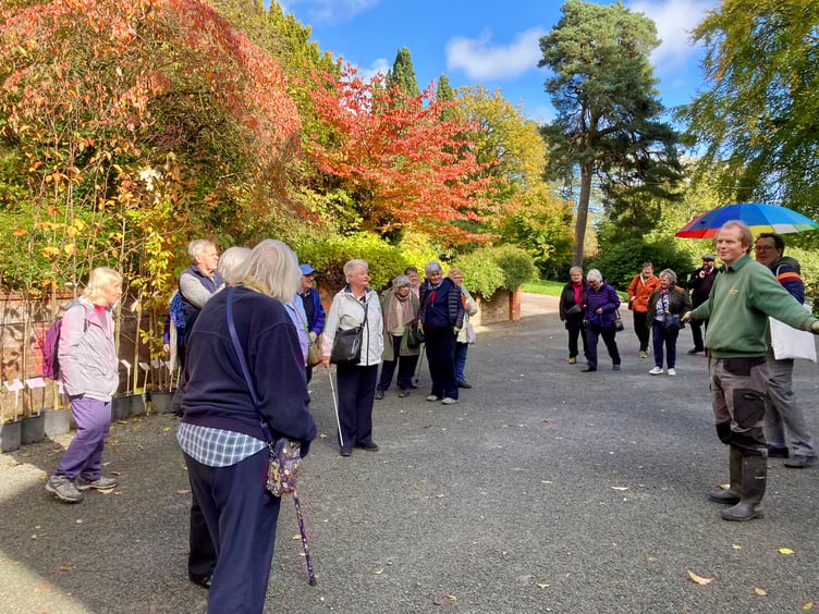 Travel Arts Group visiting Hergest Croft Gardens