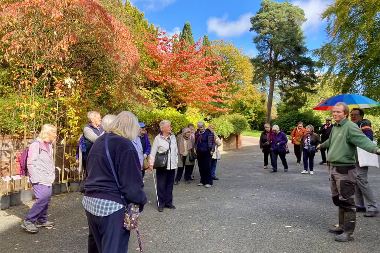 Travel Arts Group visiting Hergest Croft Gardens