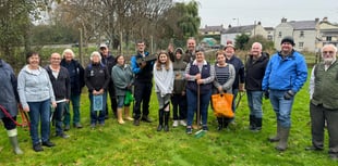 Local heroes and visitors kickstart MIlton Play Park rewilding project
