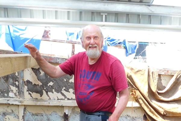 Individual Winner Christopher Barlow, West Wales Maritime Heritage Society. Photo: WWMHS