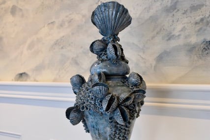 Anthropogenic Lidded Vase