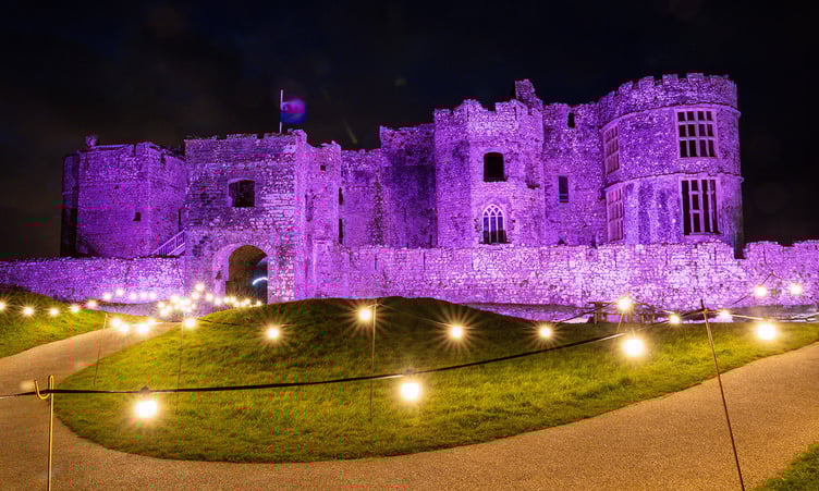 Experience the magic of Carew Castle like never before at Glow, the enchanting Christmas light display open every Friday to Sunday until 15 December.