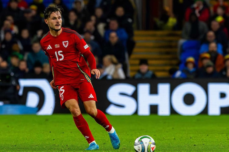 Liam Cullen was man of the match against Iceland after netting twice and creating Cymru's third goal (Photo: Colin Ewart)