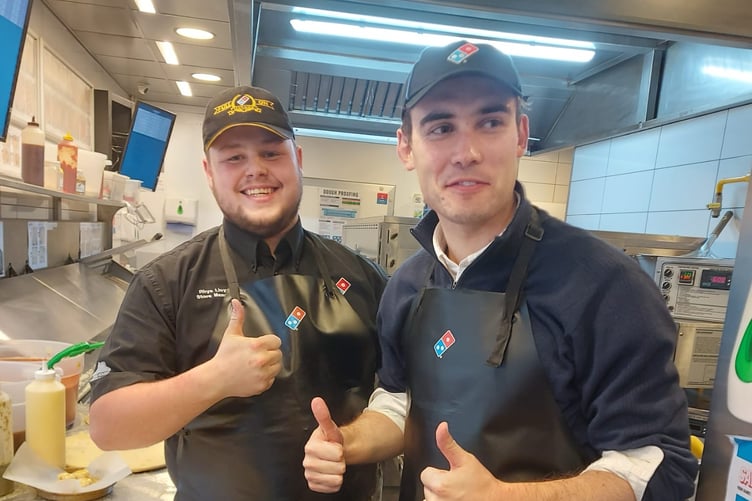 Henry Tufnell MP at Domino’s Haverfordwest