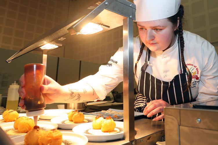 Welsh Culinary Association National Chef of Wales Competition at the ICC Wales.
Picture by Phil Blagg Photography.
PB005-2024