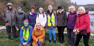 PHOTO REEL: Steps2Health walkers brave November cold, wind and rain