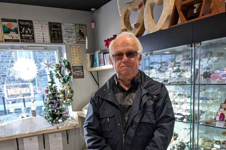 John Olive, winner of the Win Christmas on Whitland promotion