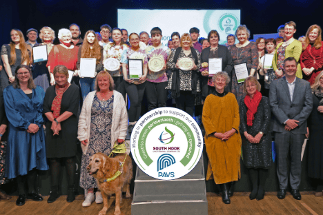 Pembrokeshire volunteers were celebrated at a gala dinner and awards ceremony held on November 28 at The Queen’s Hall, Narberth.