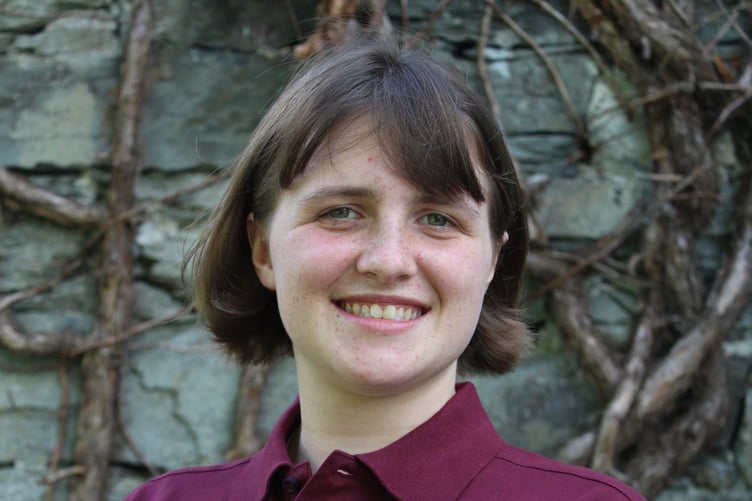 Duke of Edinburgh’s Award Youth Ambassador Celyn Sollis, from Cardigan