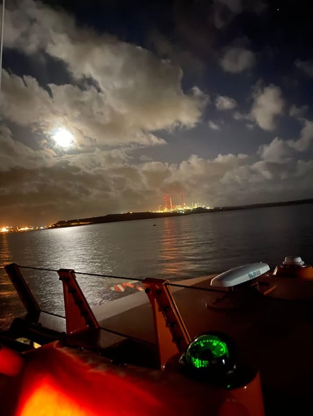 Angle RNLI assisted in a multi-agency search on December 20