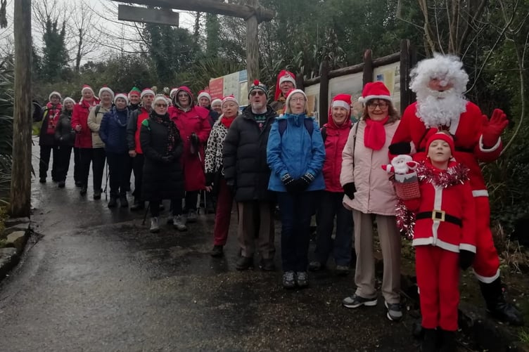 Steadies near Black Rock, Tenby, on December 21