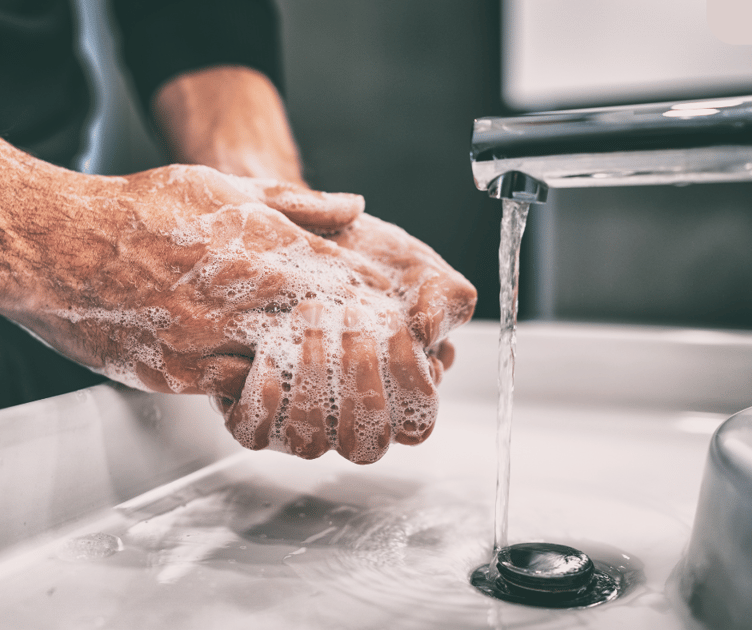 Handwashing soap water