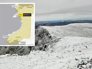 Met Office issues fresh snow and ice warning for Wales