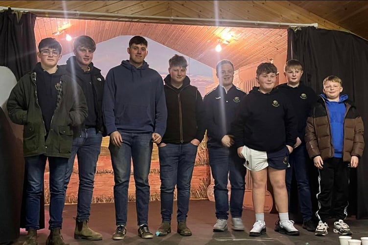 County Indoor Sports winners Martletwy YFC