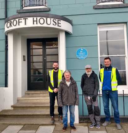 Beatrix Potter blue plaque reinstalled at Croft House, Tenby