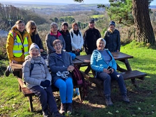 ‘Hardy’ Tenby Steps2Health walkers take chilly January in their stride