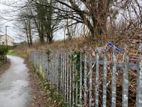 Trolley ‘fly tipping’ at Pembroke Dock