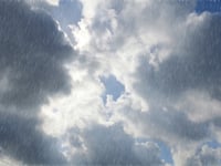 Expect patchy rain today with a chance of clearer skies tomorrow