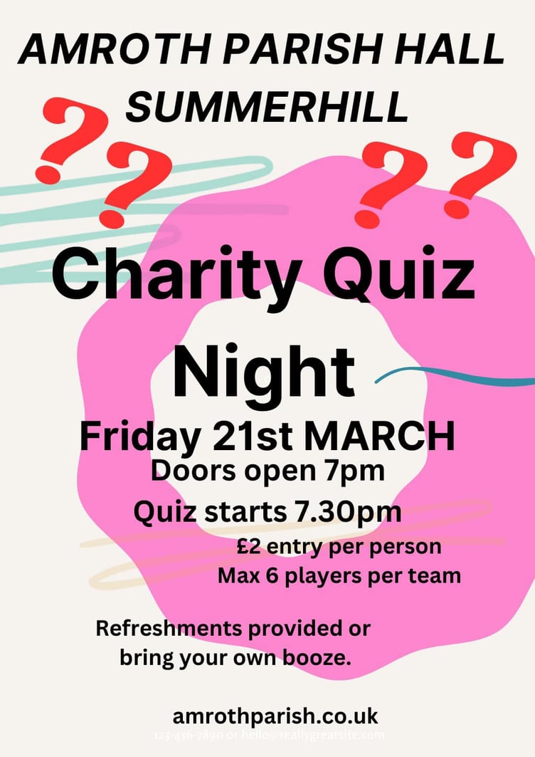 Charity Quiz Night Amroth
