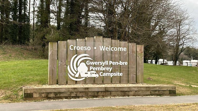 Gwersyll Pen-bre - Pembrey campsite
