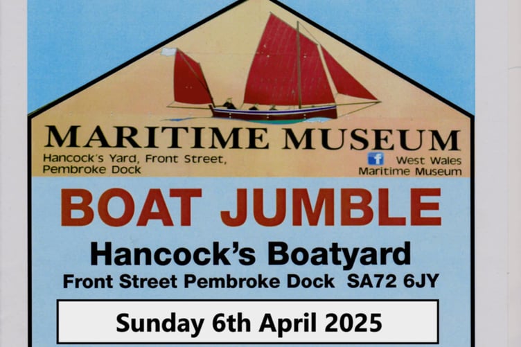 Boat Jumble - Hancock’s Boatyard - poster