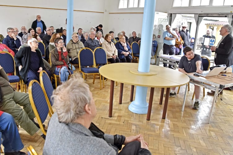 Public meeting at Tabernacl, Cardigan