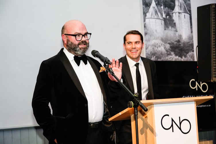 Huw Edwards and David Loosemore